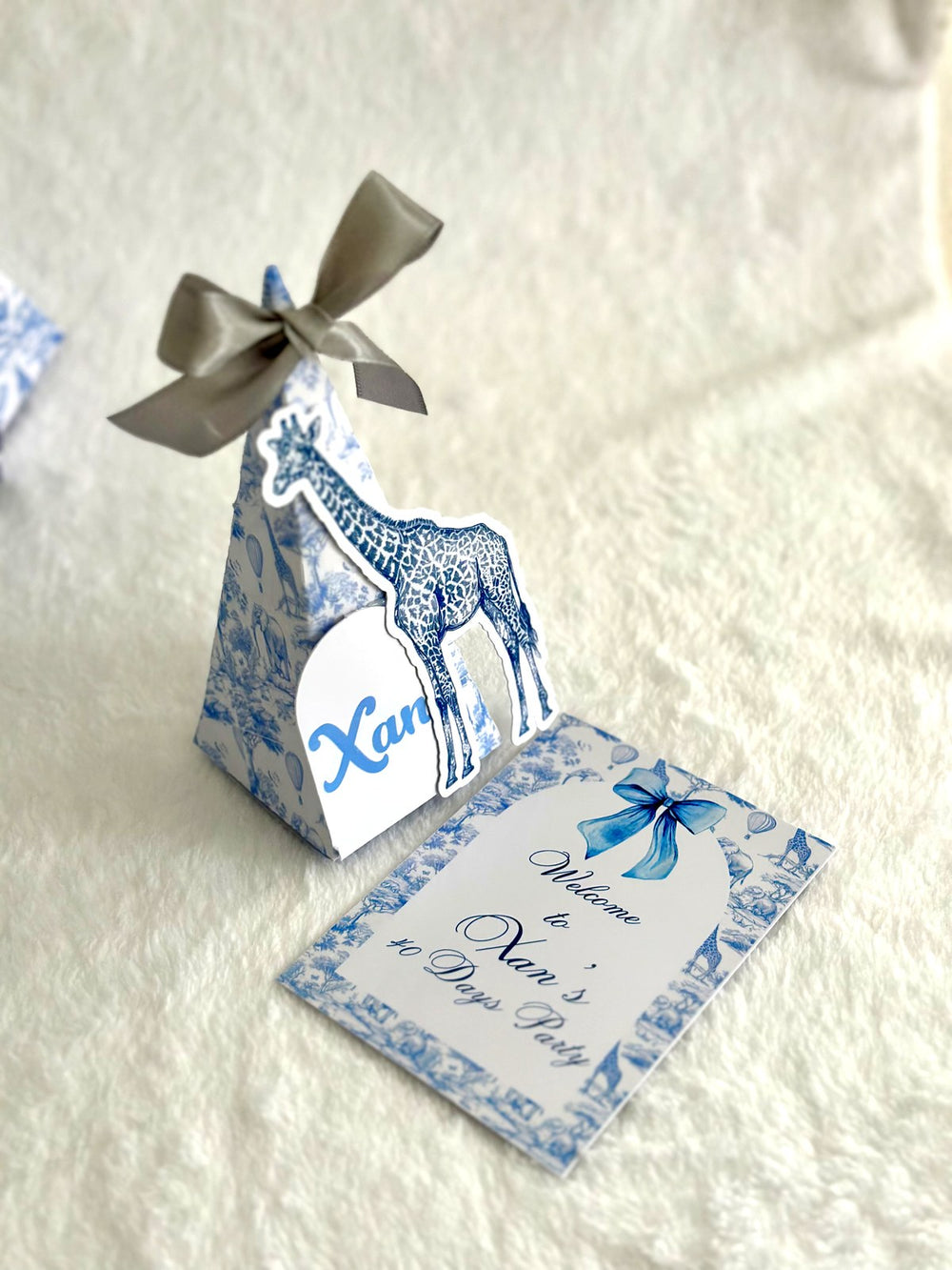 Giraffe Baby Welcome Baby Box Mini Box – Personalized Mini Box — Chocoodad Baku