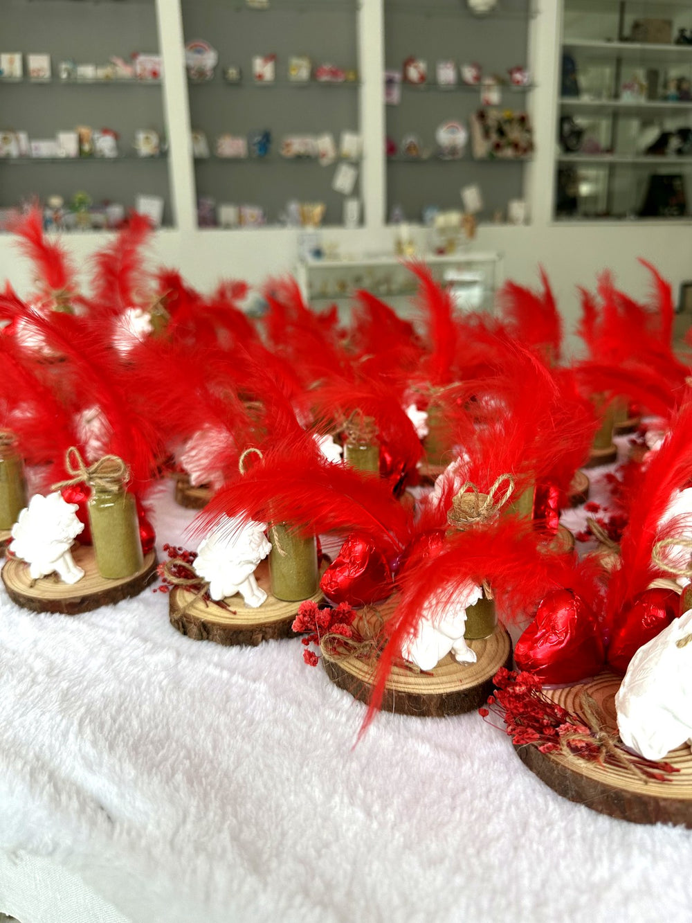 Angel-Themed Henna Night Chocolate Favor with Henna — Chocoodad Baku