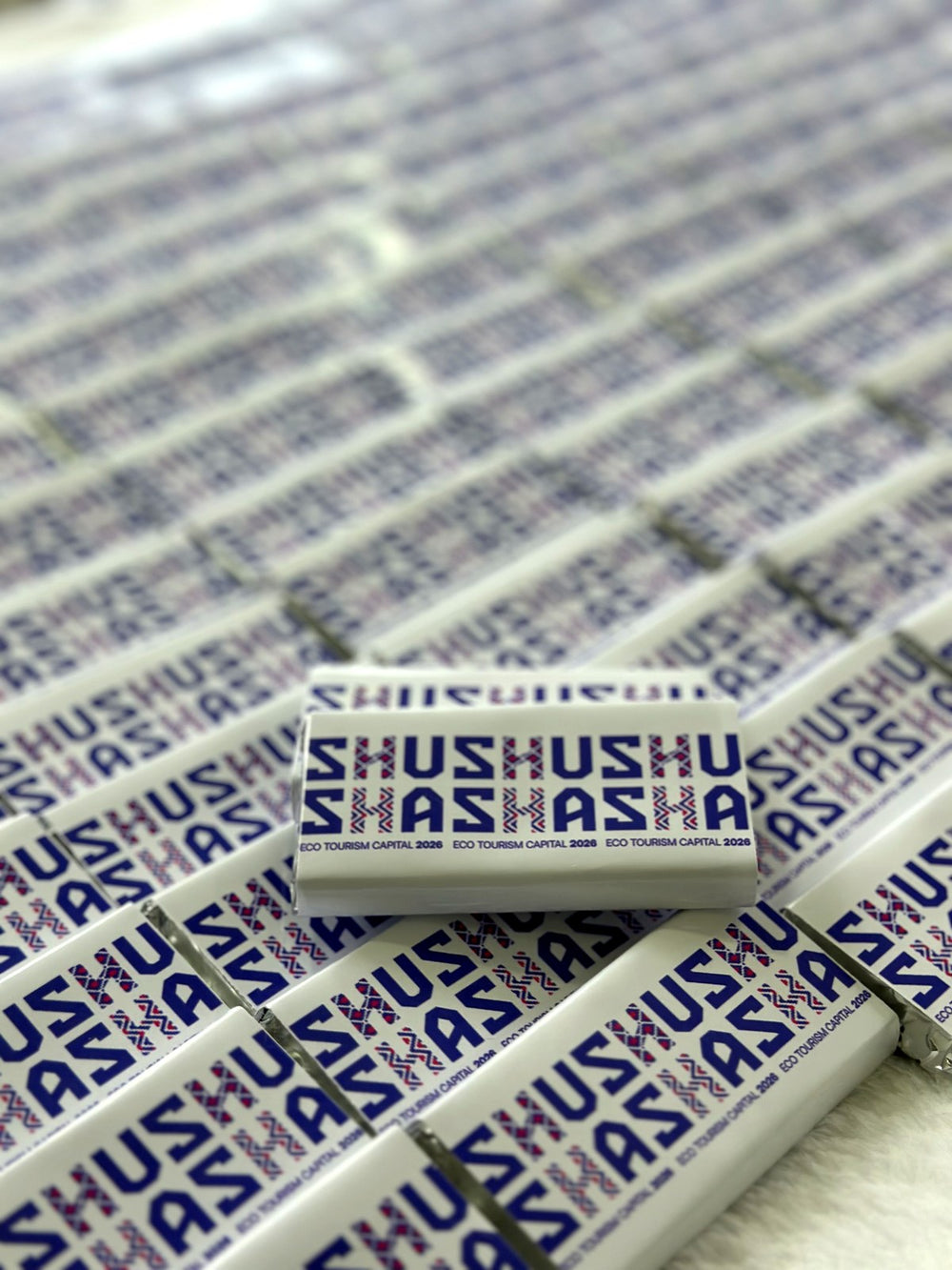 Mini Chocolate Bars for Susha Event – Event Logo Chocolates — Chocoodad Baku