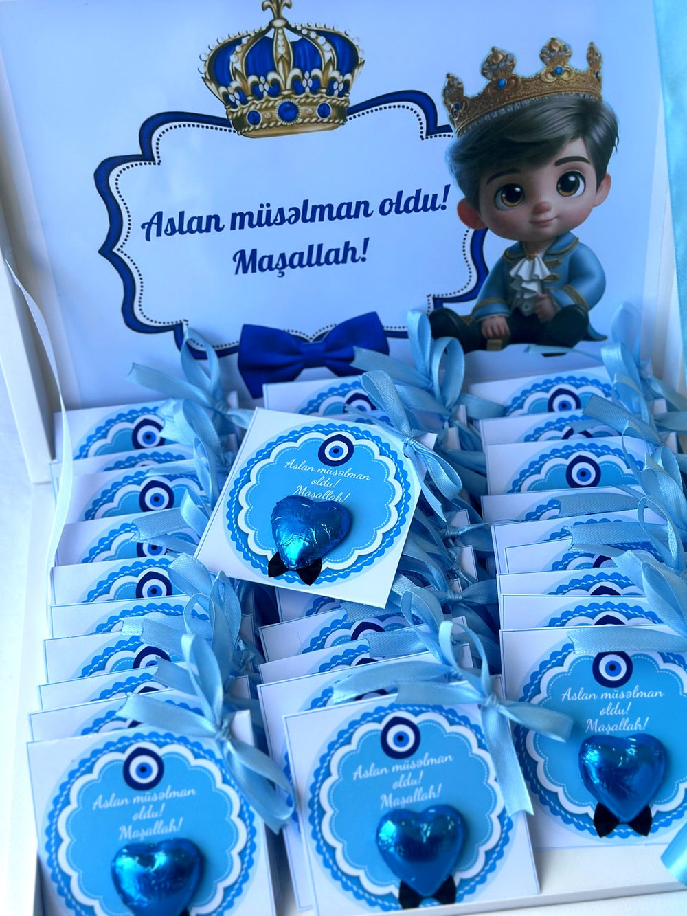 Sünnət Favor Card & Box – Personalized Chocolate — Chocoodad Baku