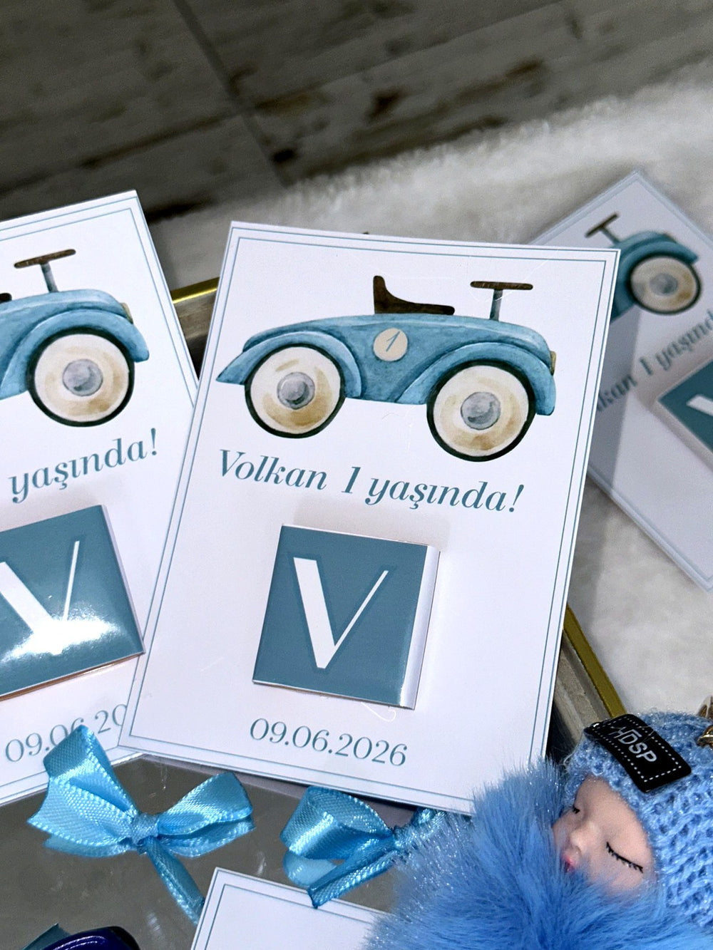 Race Car 1st Birthday Favor Cards – Personalized Chocolate — Chocoodad Baku