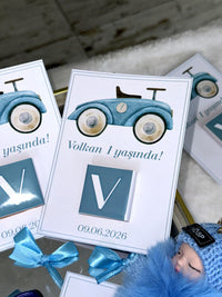 Race Car 1st Birthday Favor Cards – Personalized Chocolate — Chocoodad Baku