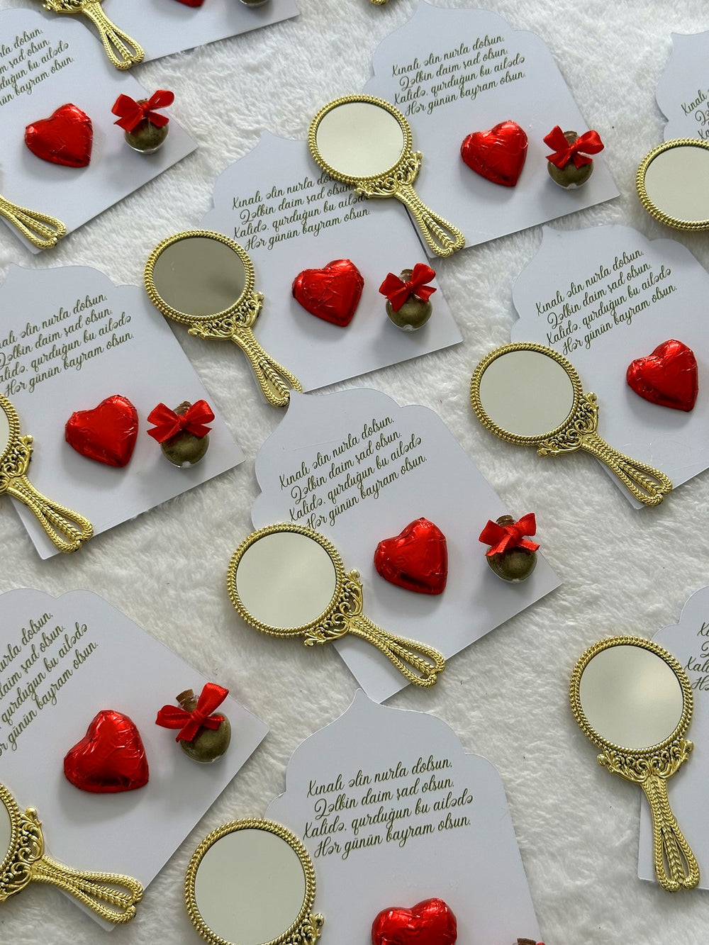 Heart Henna Night Favor Cards – Personalized Chocolate — Chocoodad Baku