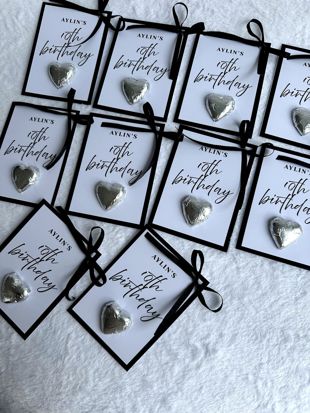 Heart Shaped Chocolate for 10th Birthday – Personalized Chocolate — Chocoodad Baku