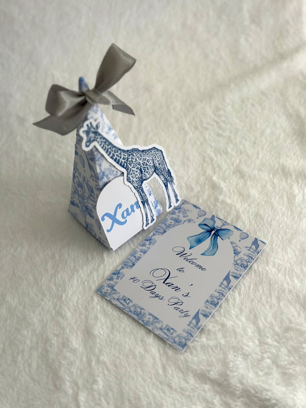 Giraffe Baby Welcome Baby Box Mini Box – Personalized Mini Box — Chocoodad Baku
