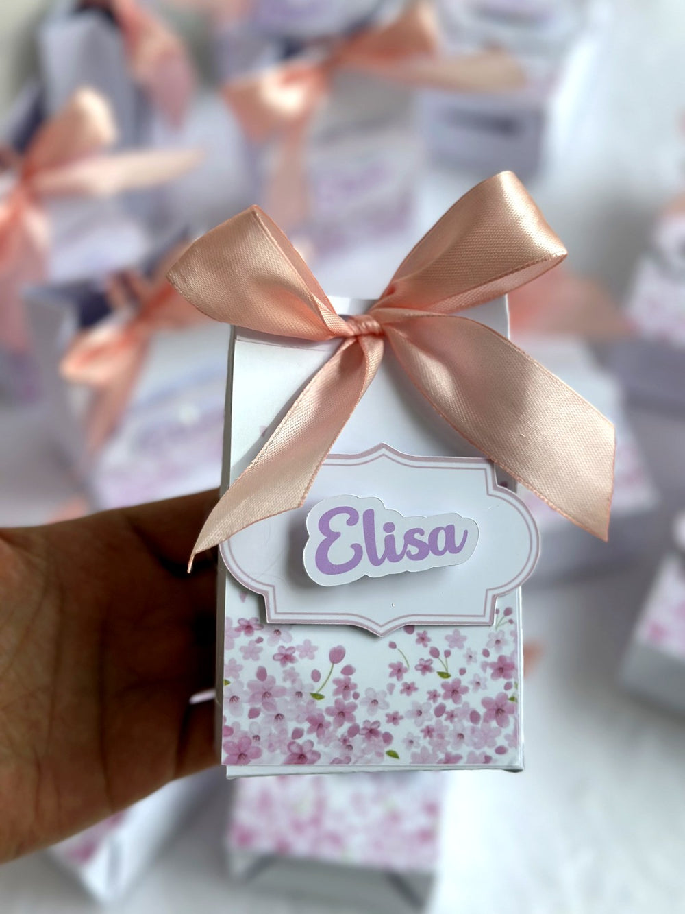 Floral Baby Welcome Baby Girl Mini Box – Personalized Chocolate — Chocoodad Baku