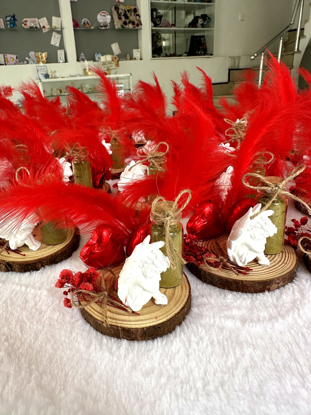 Angel-Themed Henna Night Chocolate Favor with Henna — Chocoodad Baku
