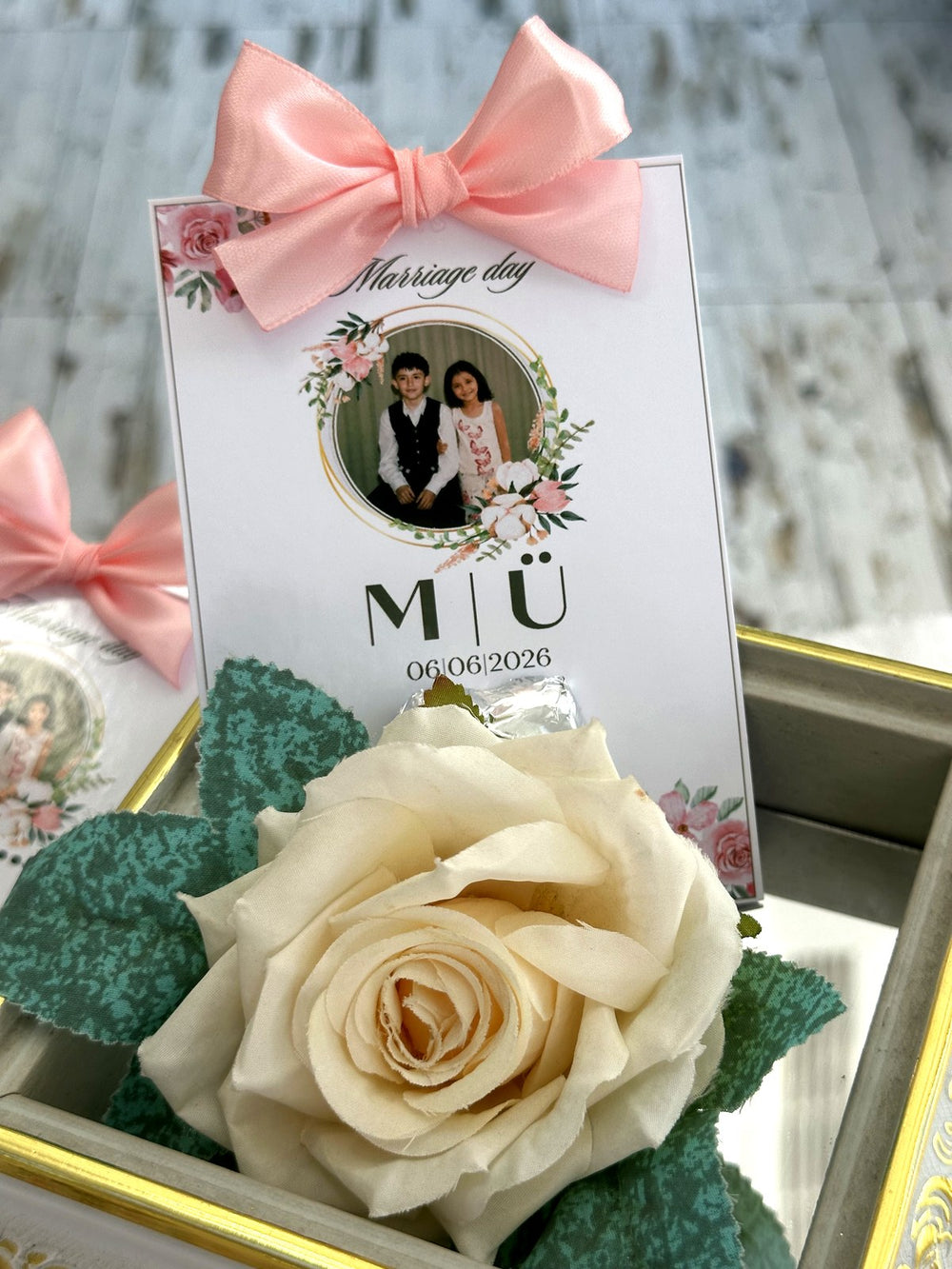 Engagement Favor Chocolate Cards – Personalized Chocolate — Chocoodad Baku
