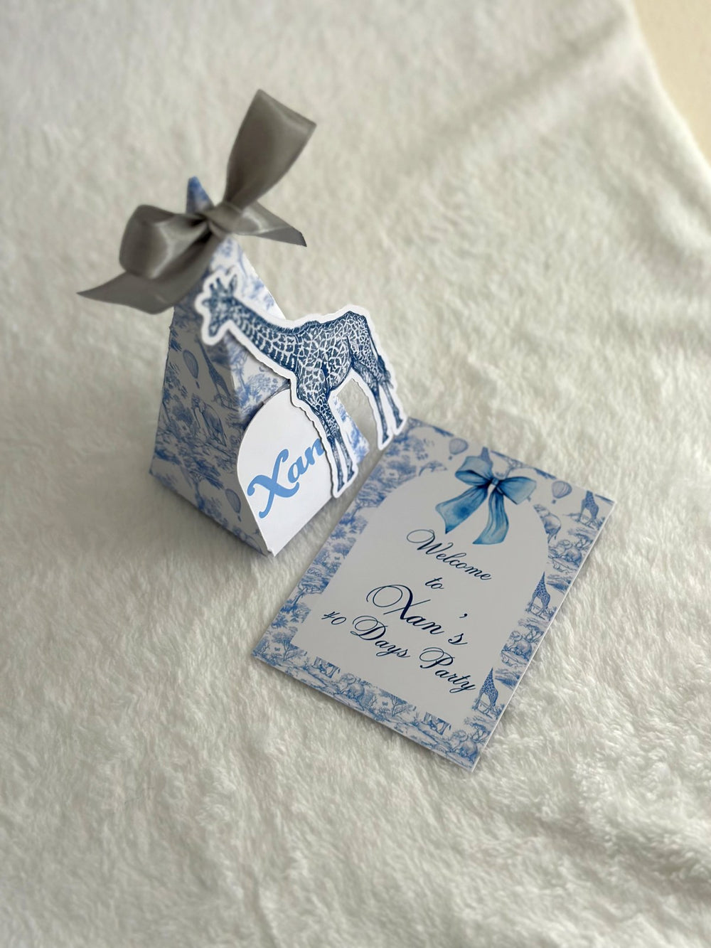 Giraffe Baby Welcome Baby Box Mini Box – Personalized Mini Box — Chocoodad Baku
