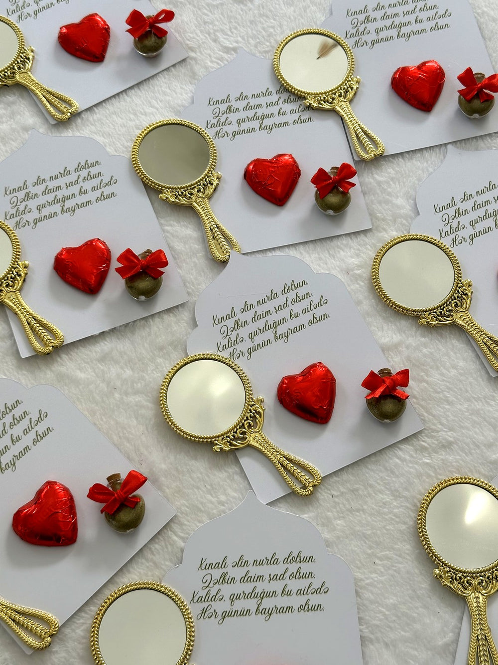 Heart Henna Night Favor Cards – Personalized Chocolate — Chocoodad Baku