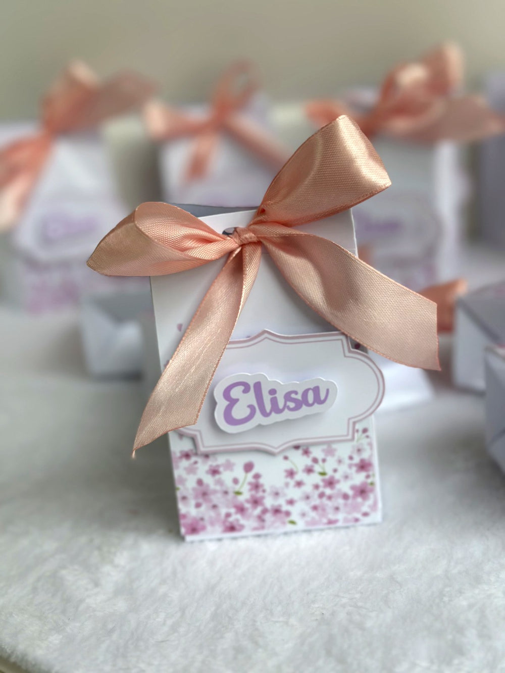 Floral Baby Welcome Baby Girl Mini Box – Personalized Chocolate — Chocoodad Baku