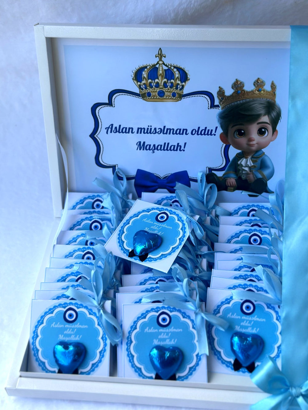 Sünnət Favor Card & Box – Personalized Chocolate — Chocoodad Baku