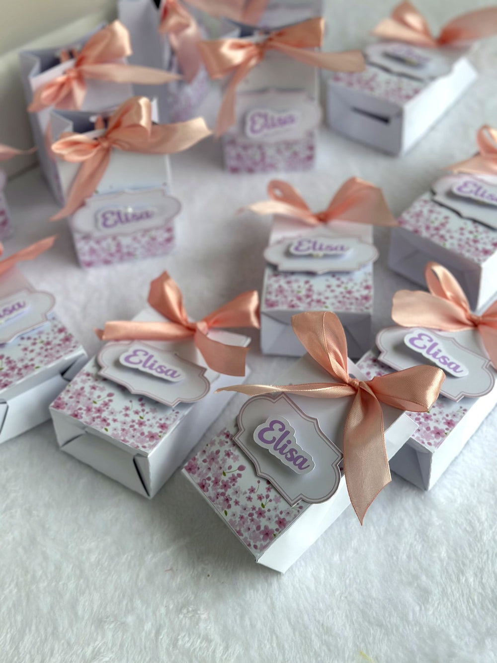 Floral Baby Welcome Baby Girl Mini Box – Personalized Chocolate — Chocoodad Baku