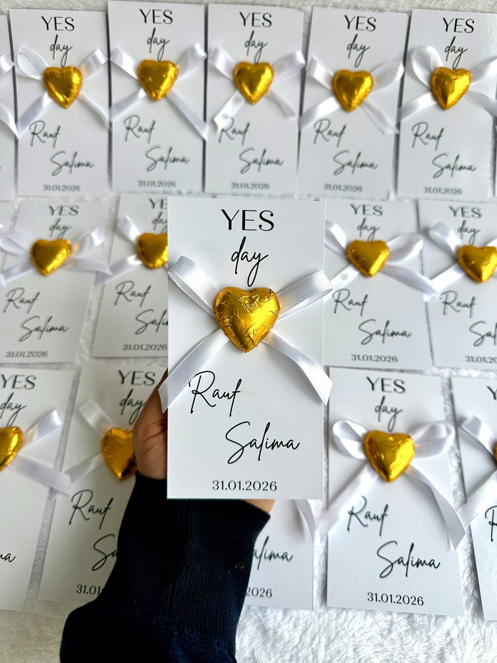 Engagement & Yes Day Chocolate Favor Cards – Personalized Chocolate — Chocoodad Baku