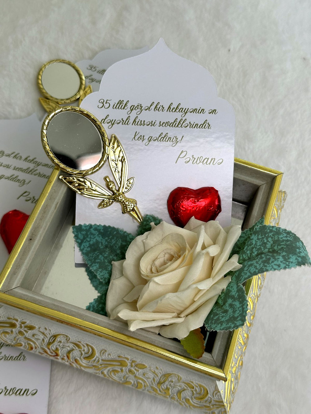 Henna Day Chocolate & Mirror Gift Favor Cards – Personalized Chocolate — Chocoodad Baku