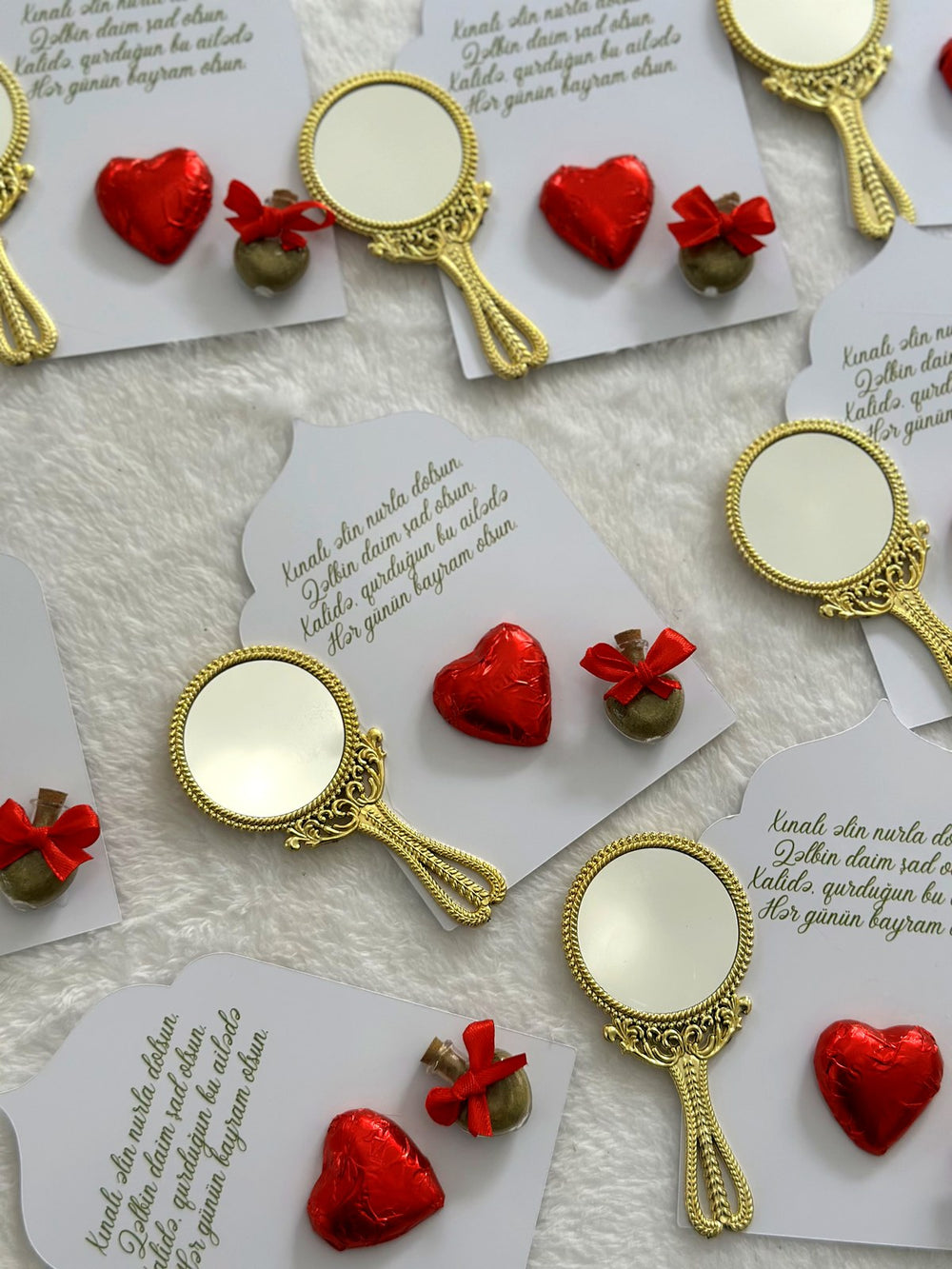 Heart Henna Night Favor Cards – Personalized Chocolate — Chocoodad Baku