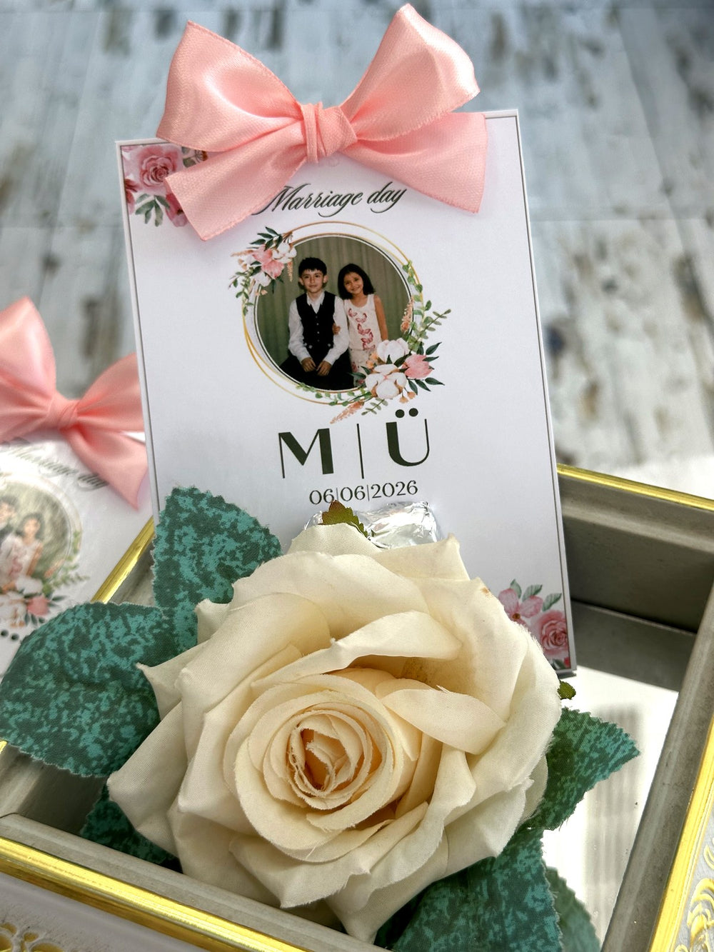 Engagement Favor Chocolate Cards – Personalized Chocolate — Chocoodad Baku