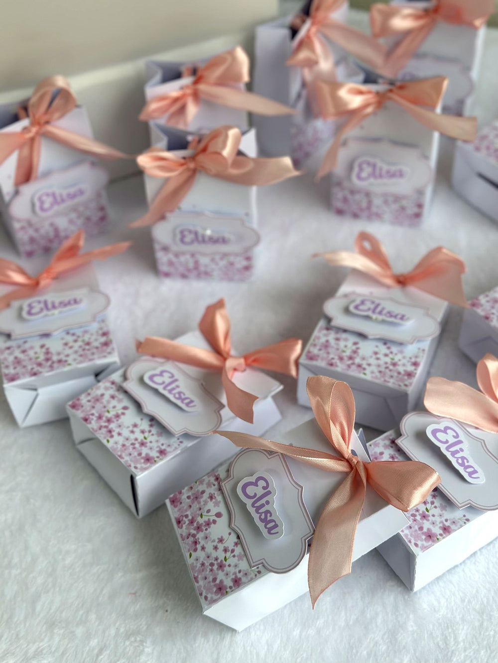 Floral Baby Welcome Baby Girl Mini Box – Personalized Chocolate — Chocoodad Baku