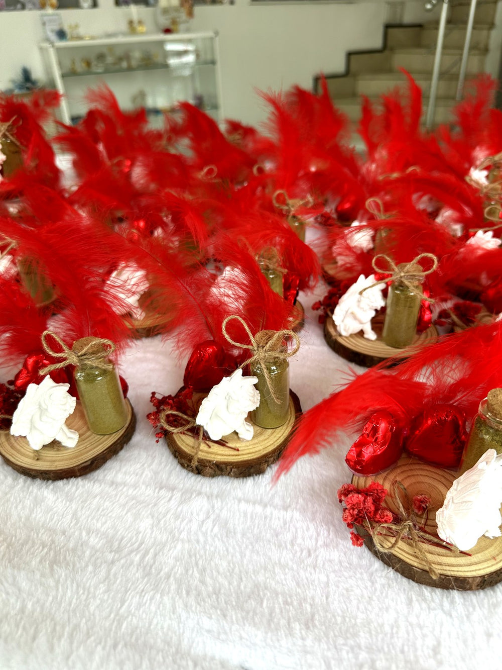 Angel-Themed Henna Night Chocolate Favor with Henna — Chocoodad Baku