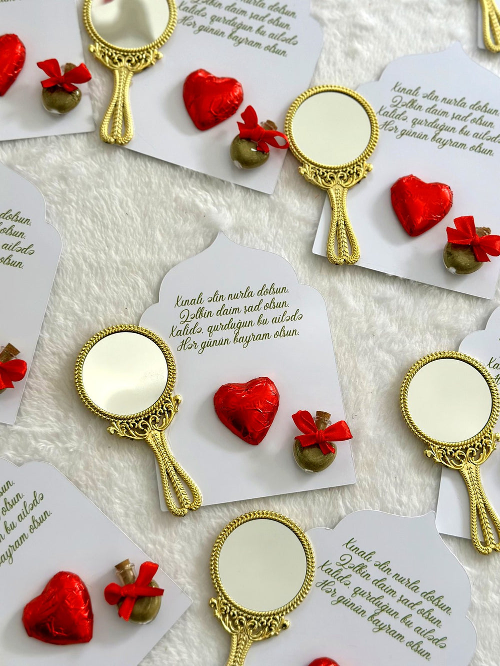 Heart Henna Night Favor Cards – Personalized Chocolate — Chocoodad Baku