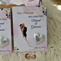 "We Said Yes" Wedding or Marriage Day Chocolate Favors