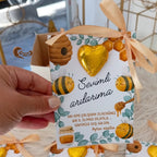 "For My Sweet Bees" Chocolate Cards for Kindergarten & School Students