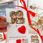"Happy 40th, My Love" Chocolate Cards | Sweet Anniversary Gift