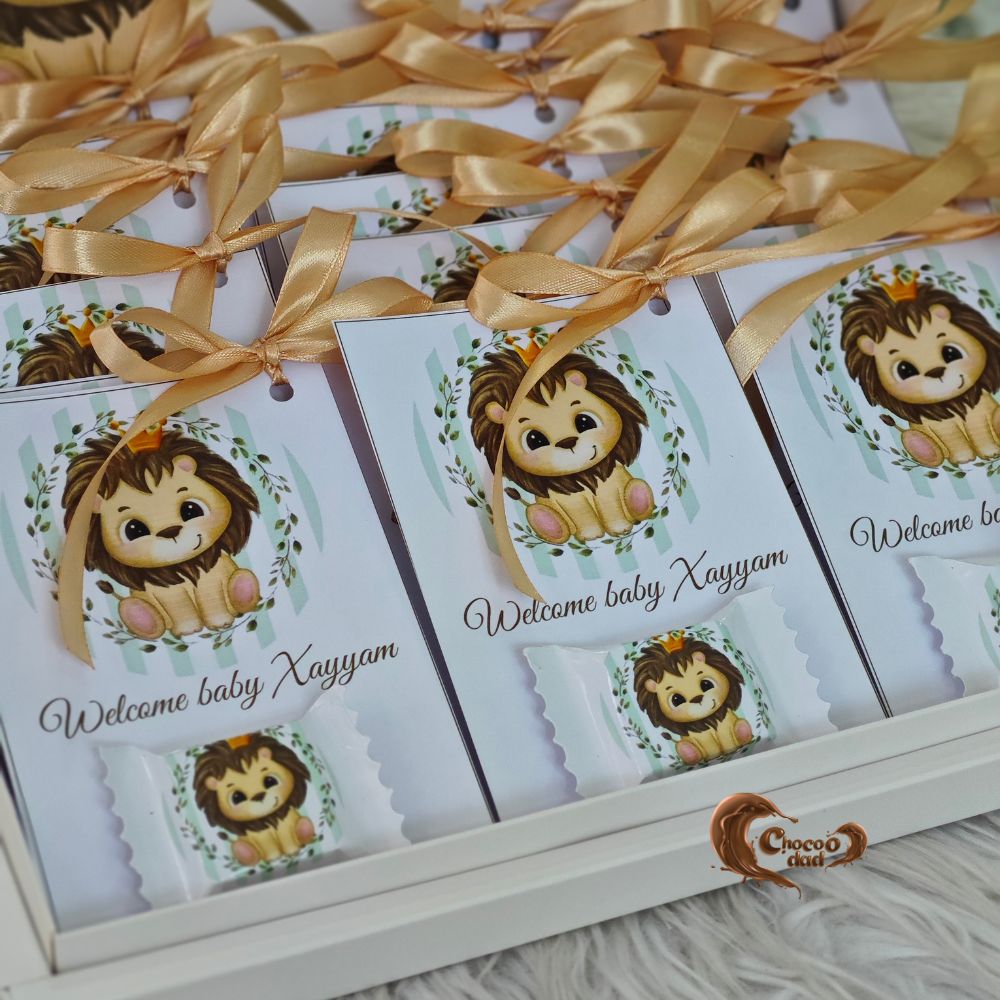 Little Prince Lion Design Chocolate Box – 50 Pieces Included