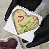 Dubai Chocolate Heart-Shaped 90g Favors for Special Occasions