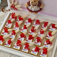 Welcome Baby Girl - Teddy Bear Design 24 Chocolate and Box