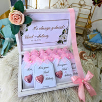 Yes Day – 24-Piece Pink Chocolate Cards and Box