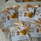 Welcome to Baby Emilya's 40-Day Celebration - Chocolate Favor Cards