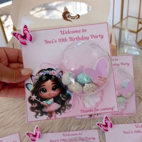 Baby Doll-Themed Chocolate Cards for 10-Year-Old Girl’s Birthday Party