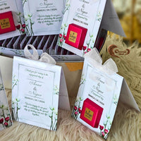 Celebrate the love and appreciation on your engagement day with these delightful chocolate cards that will leave a lasting sweet impression on everyone