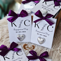 Custom Designed Engagement Chocolate Cards