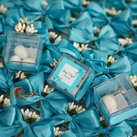 💍 Custom Transparent Box Dragee Chocolate Favors for Engagements & Weddings
