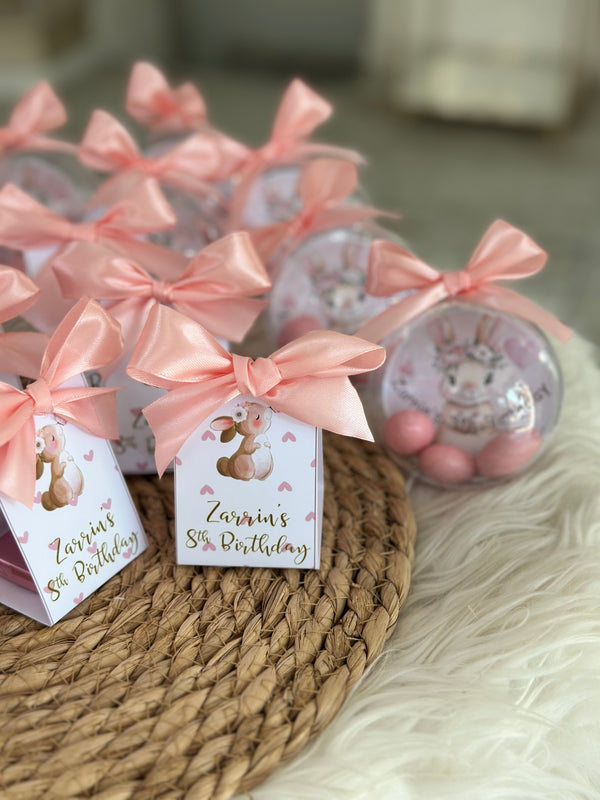 Boho Girl Shadow Box Bonbon Set — Pastel Baby Shower Display Gift — Chocoodad Baku