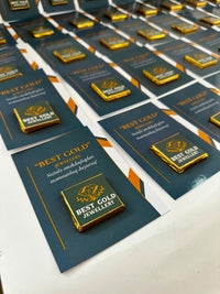 Custom Corporate Thank You Chocolates – Personalized Business Cooperation Gift Cards