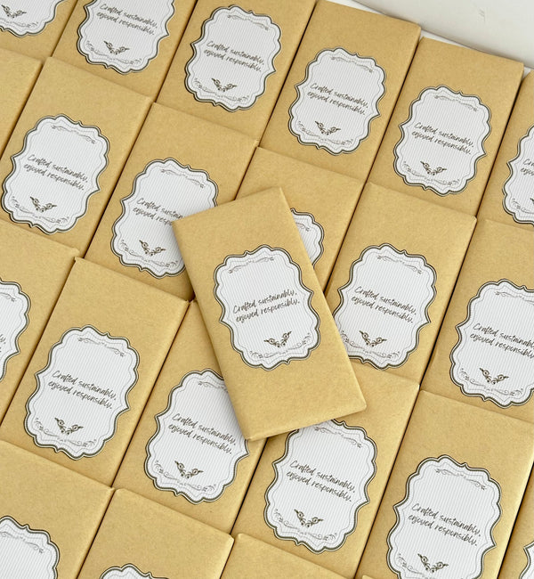 Kraft Gold Chocolate Bar — Custom Branded Corporate Gift — Chocoodad Baku