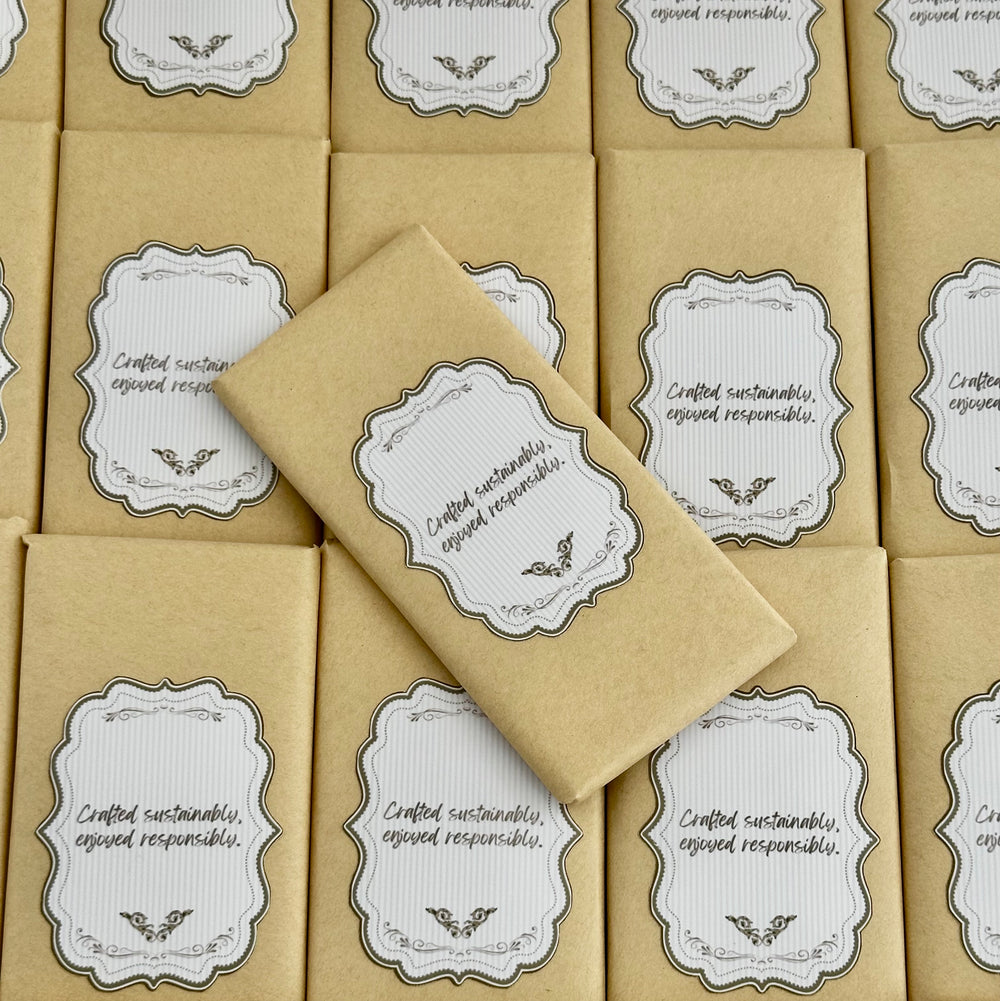 Kraft Gold Chocolate Bar — Custom Branded Corporate Gift — Chocoodad Baku