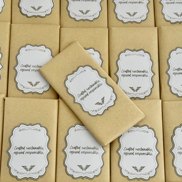 Kraft Gold Chocolate Bar — Custom Branded Corporate Gift — Chocoodad Baku