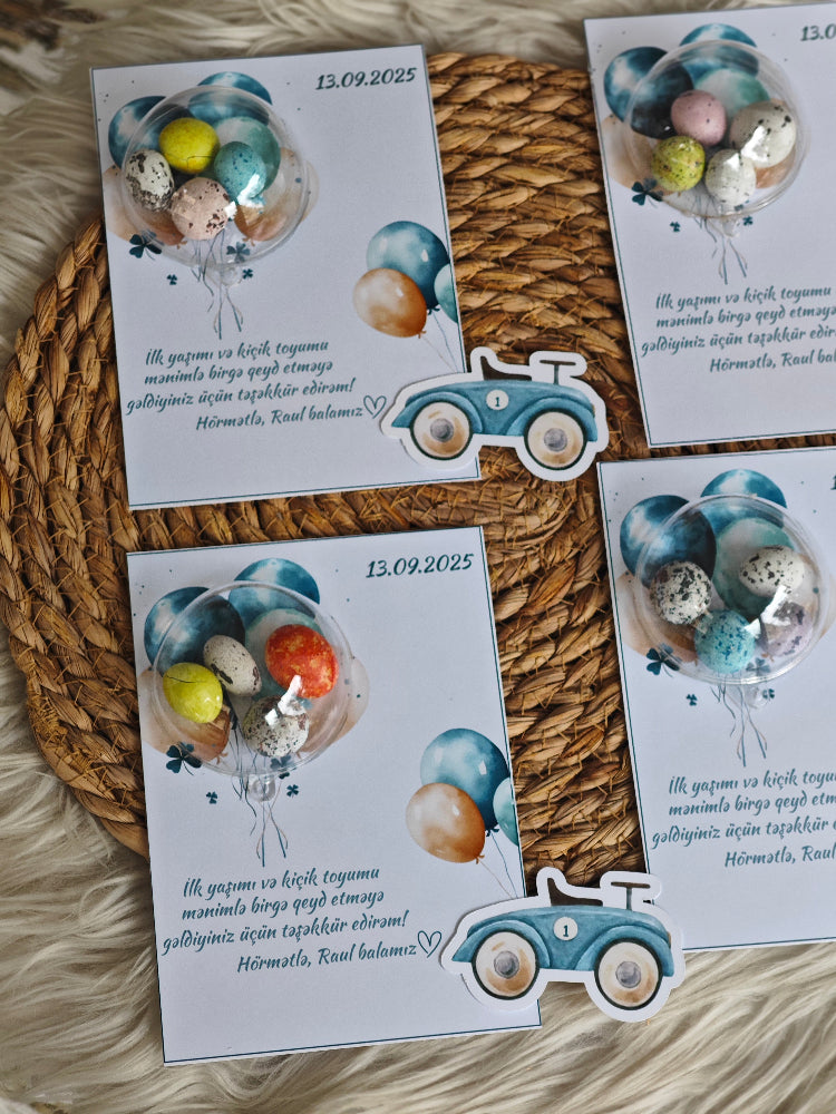 Set of cards with decorative elements on a textured surface