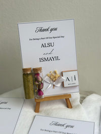 Pastel Wedding Favour Box — Personalised Chocolate Gift — Chocoodad Baku