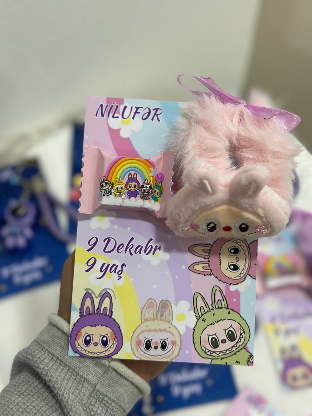 Blue Babyshower Favour Box — Personalised Chocolate Gift — Chocoodad Baku