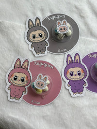 Labubu Birthday Favour Card — 3D Die-Cut Bonbon Dome Gift — Chocoodad Baku