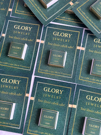 Luxury Brand Corporate Chocolate Card — Dark Green Gold Logo Gift — Chocoodad Baku