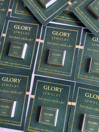 Luxury Brand Corporate Chocolate Card — Dark Green Gold Logo Gift — Chocoodad Baku