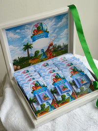 Blue Newborn Favour Box — Personalised Chocolate Gift — Chocoodad Baku