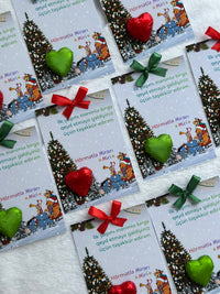 New Year 1st Birthday Chocolate Card — Christmas Tree Combined Favour — Chocoodad Baku