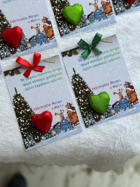 New Year 1st Birthday Chocolate Card — Christmas Tree Combined Favour — Chocoodad Baku